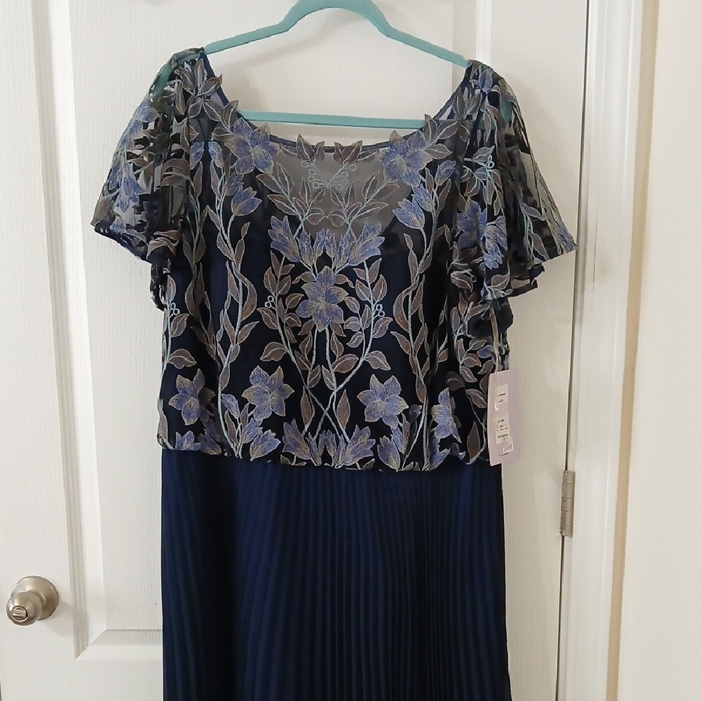 JS Collections Vibrant Blue Satin Material